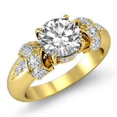  diamond Ring 18k Gold Yellow
