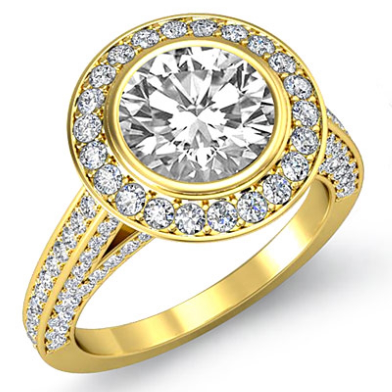  diamond Ring 14k Gold Yellow
