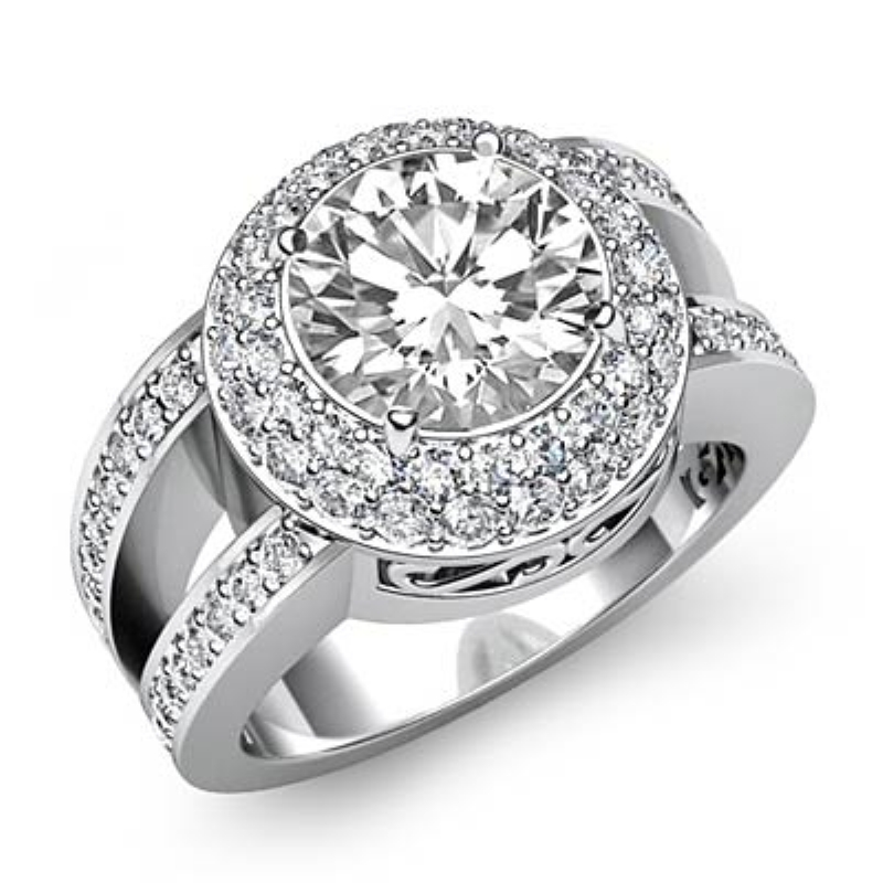  diamond Ring 14k Gold White