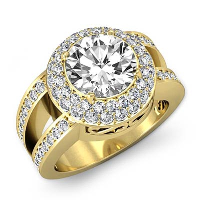  diamond Ring 14k Gold Yellow