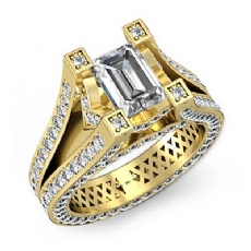 Vintage Eternity Split Shank diamond Hot Deals 18k Gold Yellow