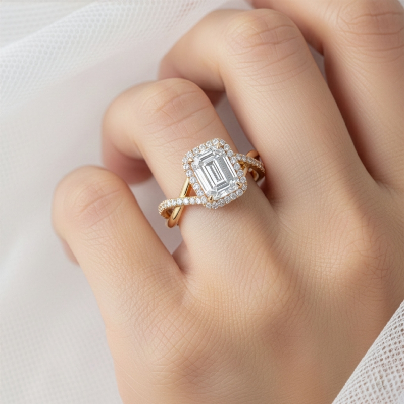  diamond Ring 14k Gold Yellow