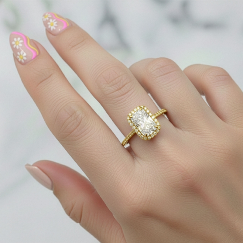  diamond Ring 14k Gold Yellow