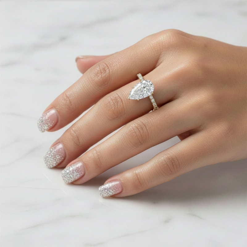  diamond Ring 14k Gold Yellow