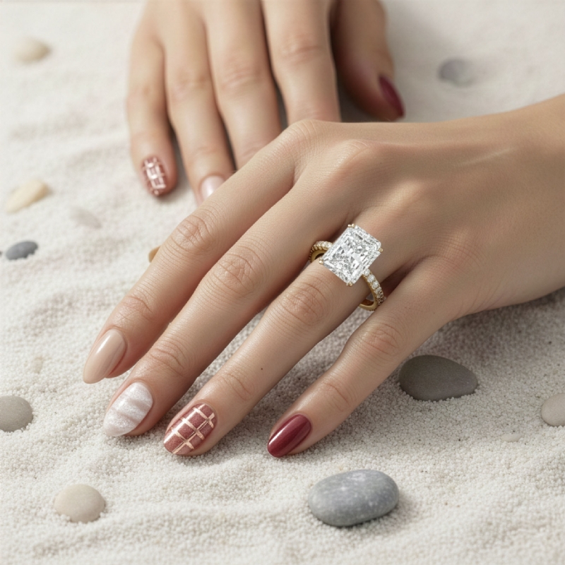  diamond Ring 14k Gold Yellow