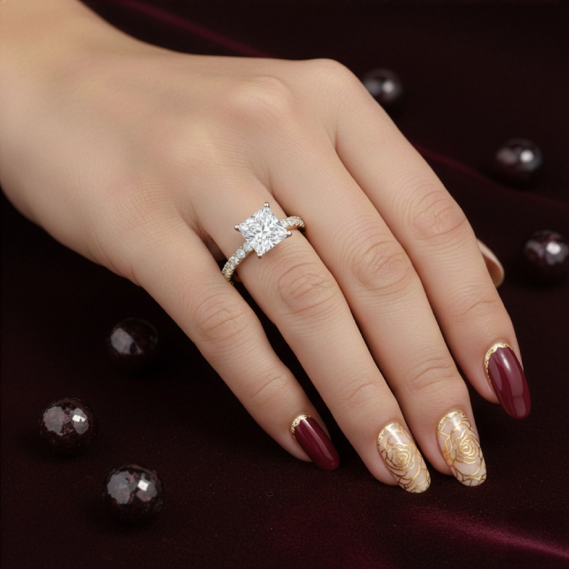  diamond Ring 14k Gold Yellow