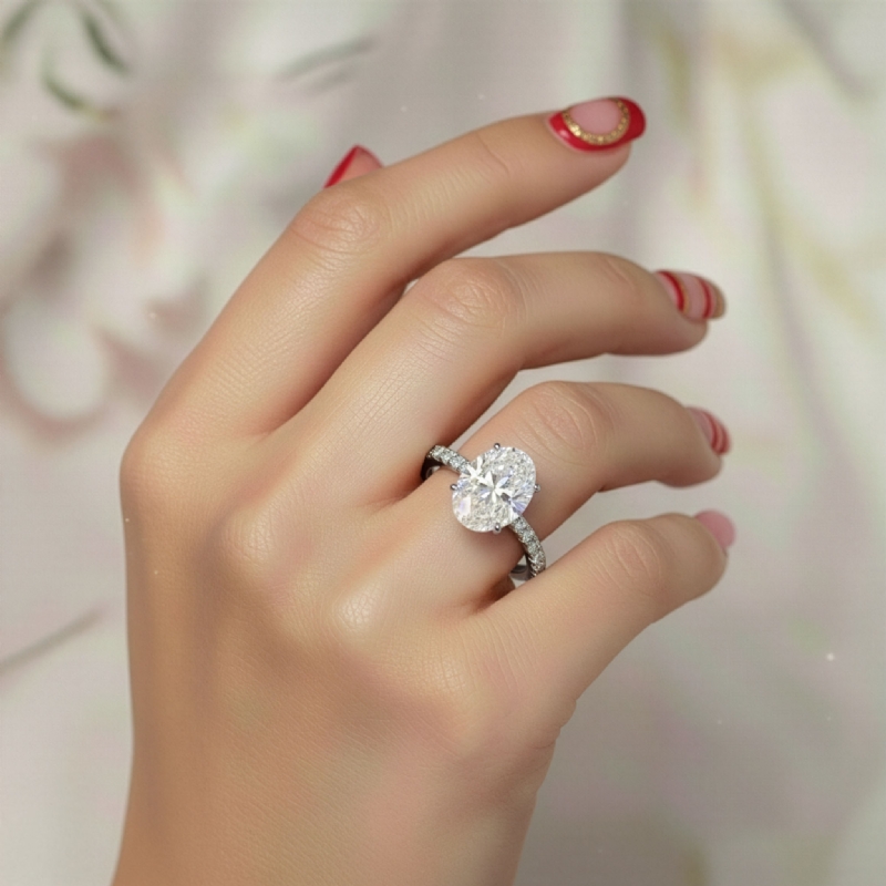  diamond Ring 14k Gold White