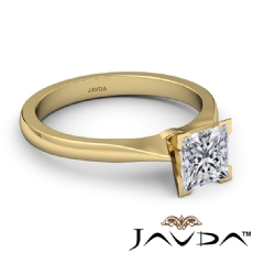 Tapered Solitaire diamond  14k Gold Yellow