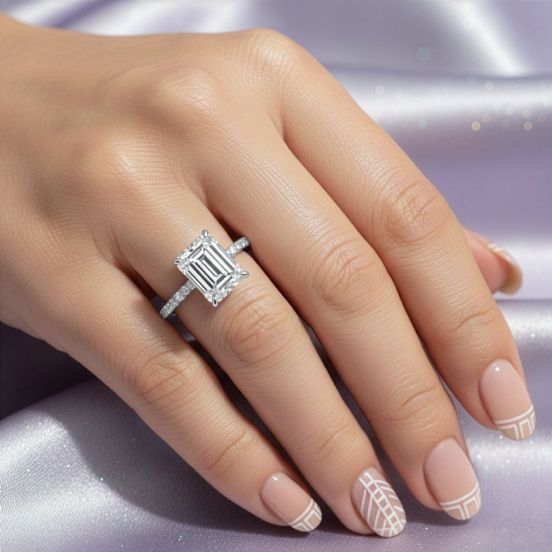  diamond Ring 14k Gold White