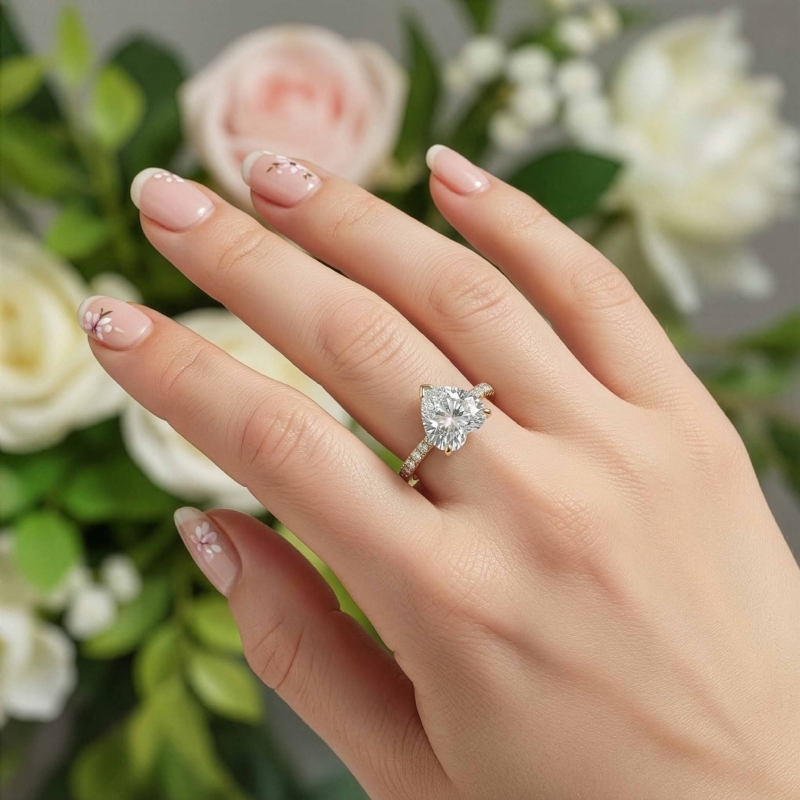  diamond Ring 14k Gold Yellow