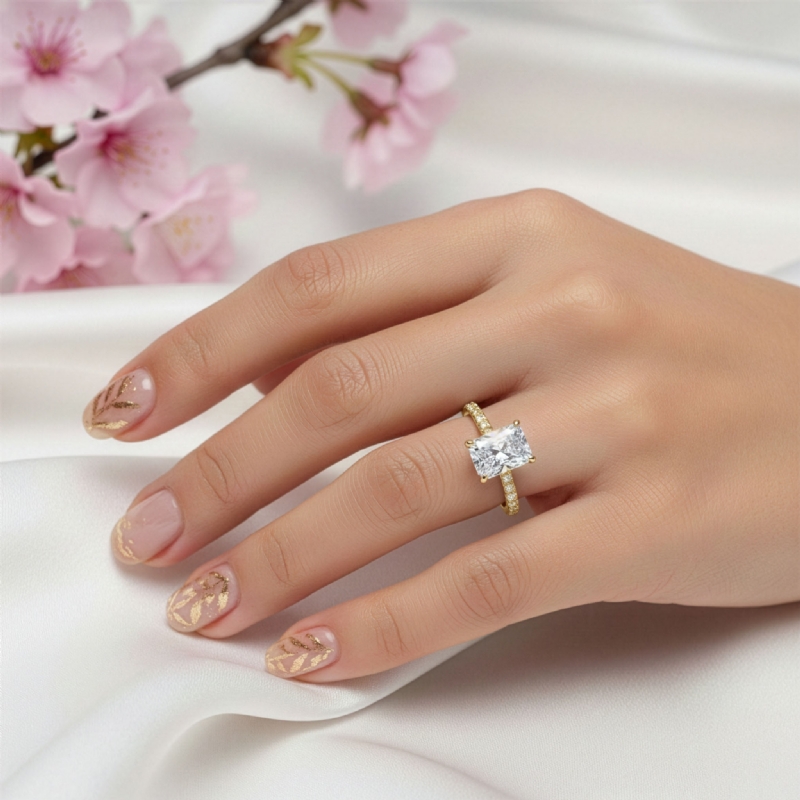  diamond Ring 14k Gold Yellow