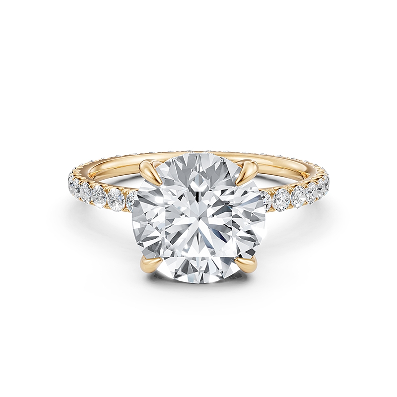  diamond Ring 14k Gold Yellow