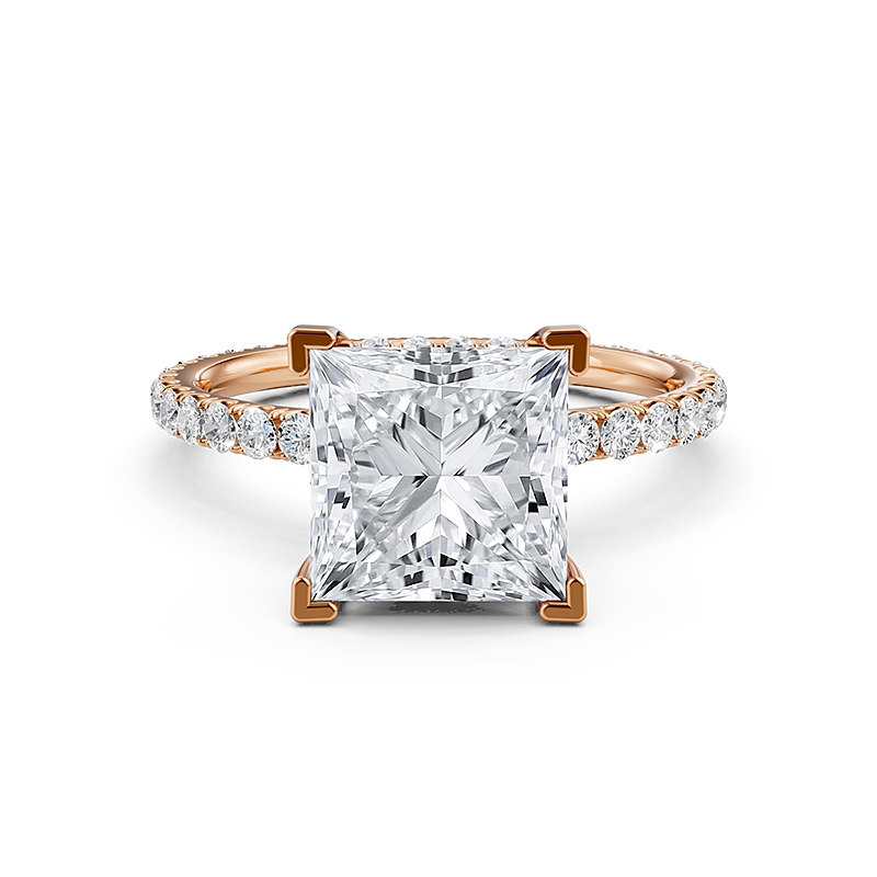  diamond Ring 14k Rose Gold