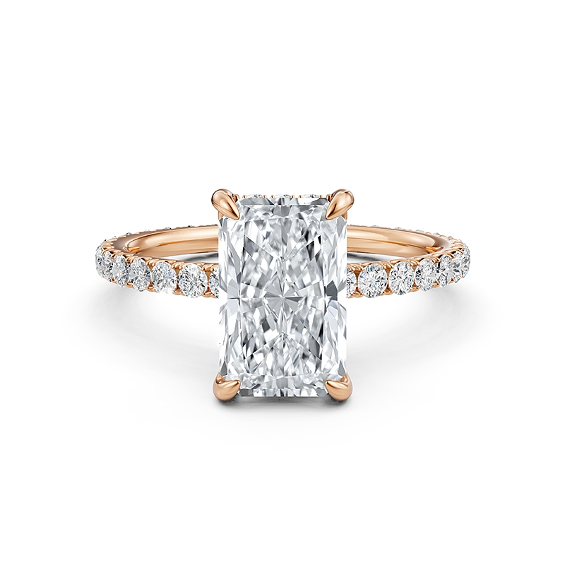  diamond Ring 14k Rose Gold