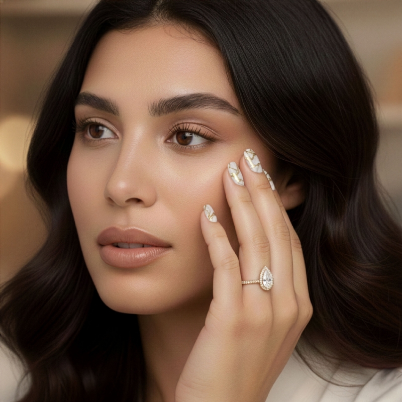  diamond Ring 14k Gold Yellow