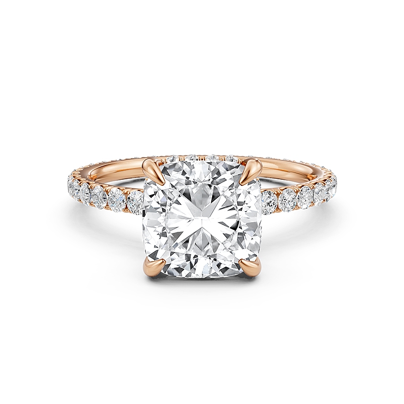  diamond Ring 14k Rose Gold