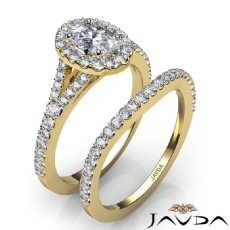 Hot Luxury Quality Bridal Set diamond Ring 18k Gold Yellow