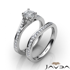 Sidestone Pave Bridal Set diamond Hot Deals Platinum 950