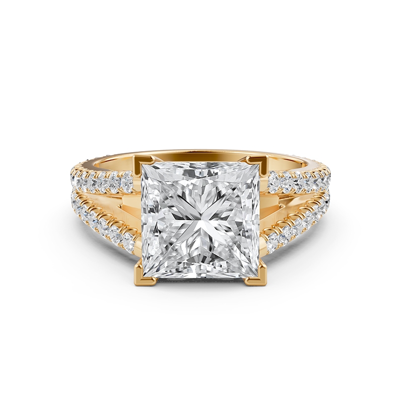  diamond Ring 14k Gold Yellow