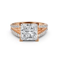  diamond Ring 18k Rose Gold