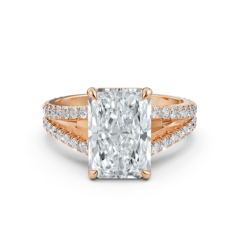  diamond Ring 14k Rose Gold