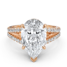  diamond Ring 18k Rose Gold