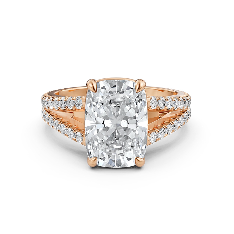  diamond Ring 18k Rose Gold