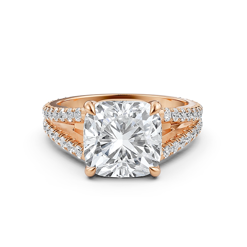  diamond Ring 18k Rose Gold