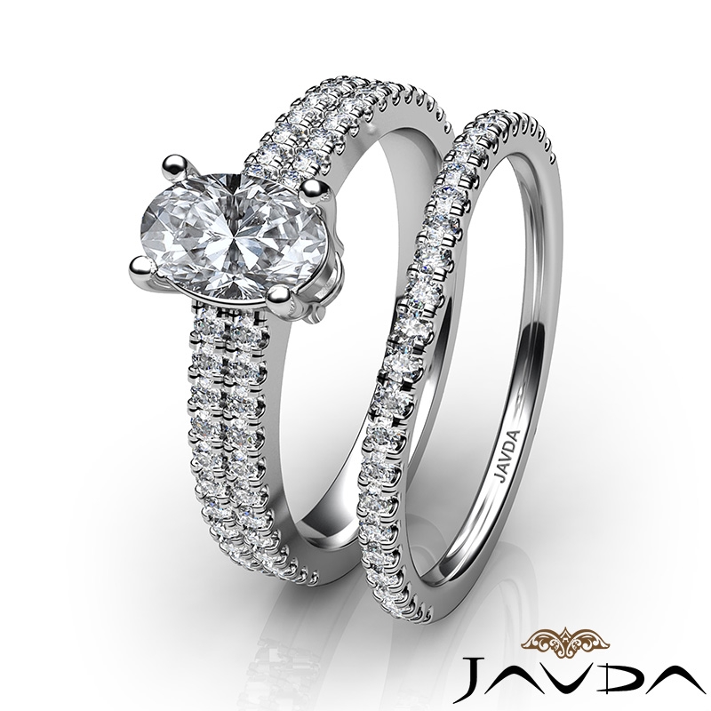 oval diamond engagement ring report by gia, j color & si2 clarity, 14k  white gold (1.8 ct. tw.)