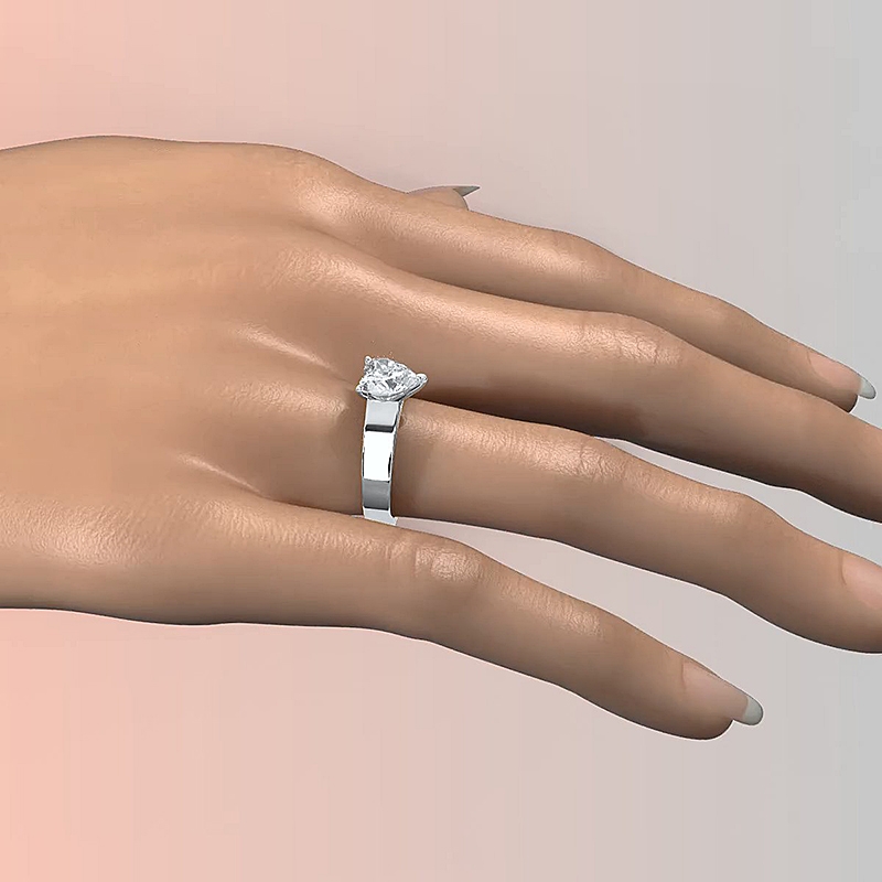  diamond Ring 14k Gold White