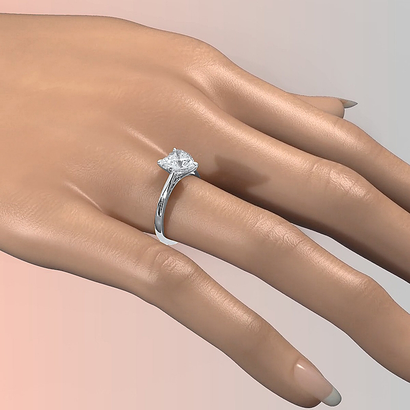  diamond Ring 14k Gold White