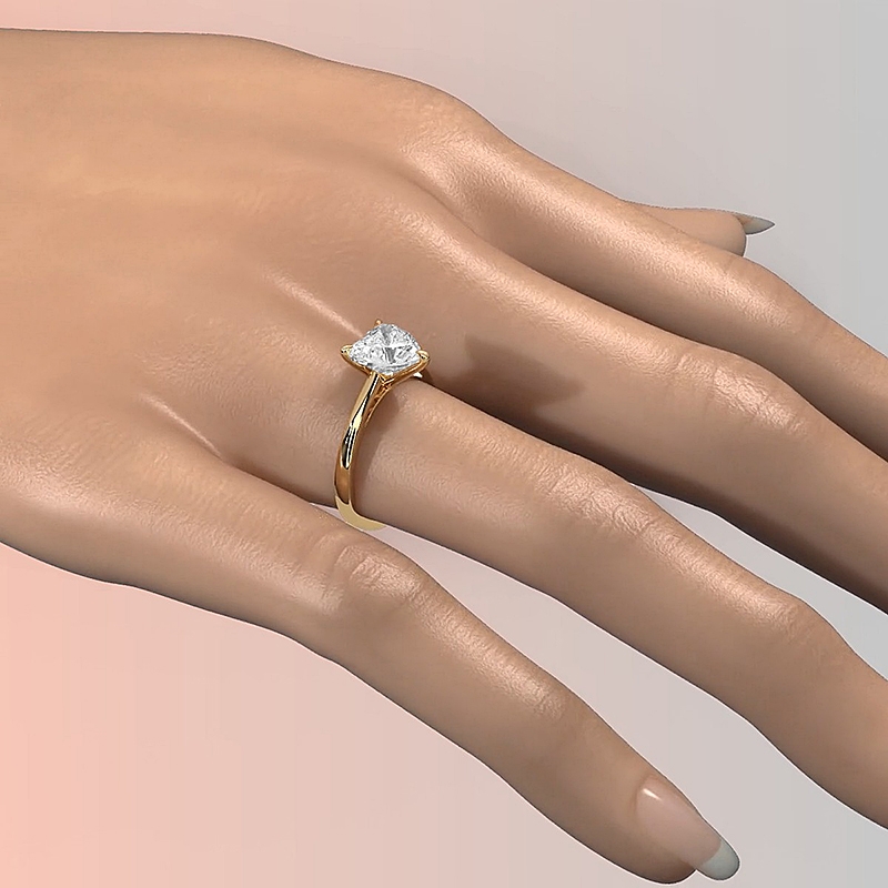  diamond Ring 14k Gold Yellow