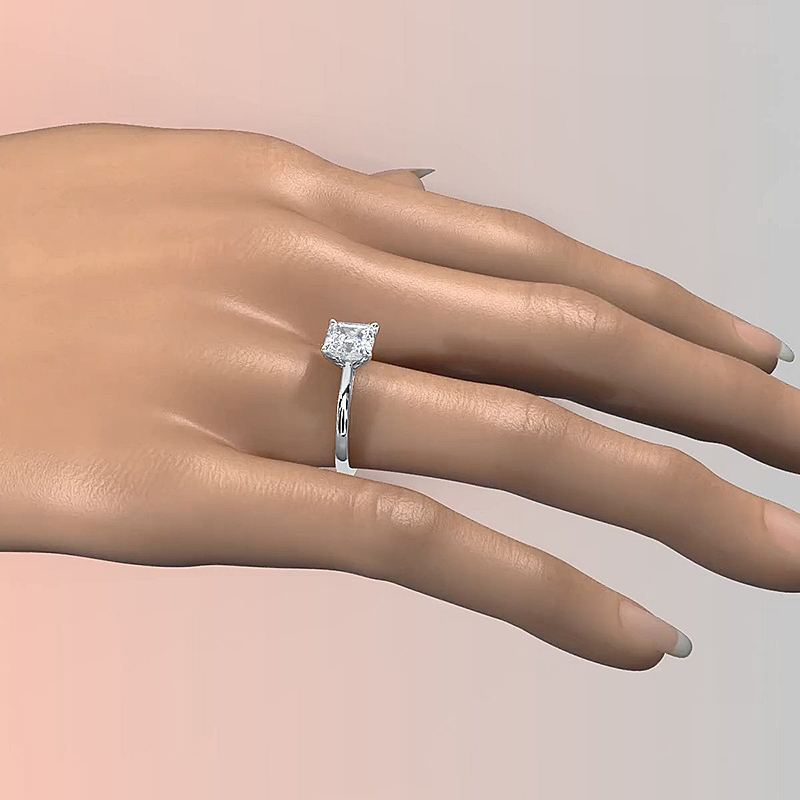  diamond Ring Platinum 950