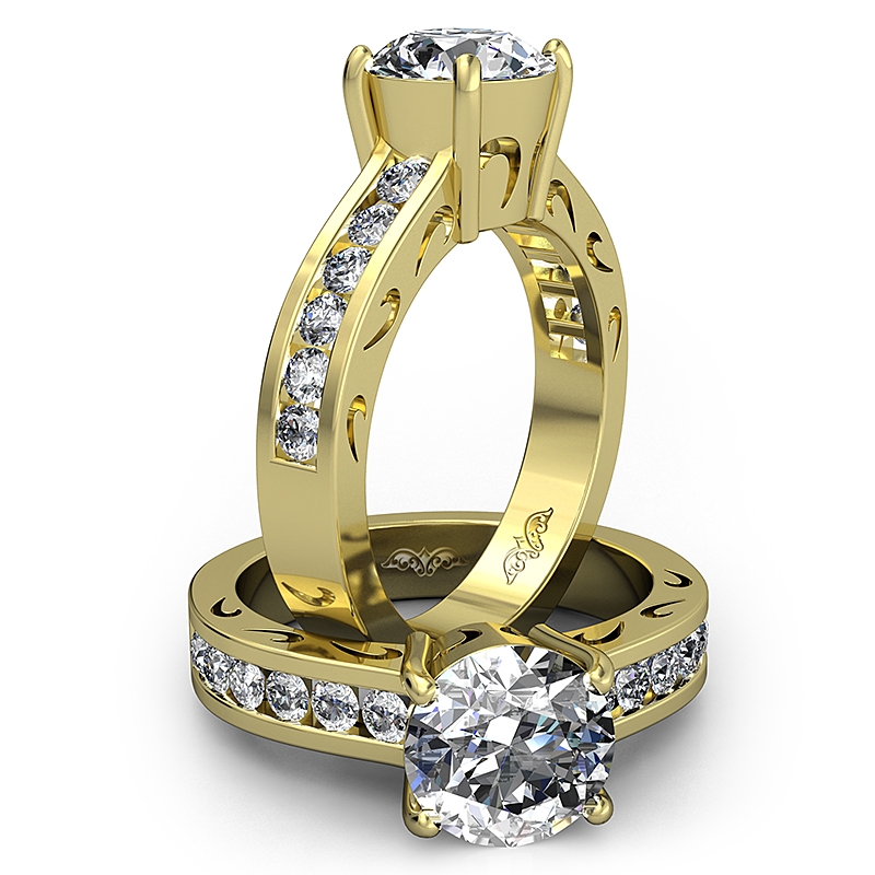  diamond Ring 14k Gold Yellow