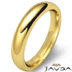 Wedding Band 14k Gold Yellow Mens Dome Comfort Fit Plain Ring 5.5mm 7.1g 12-12.75 Sz