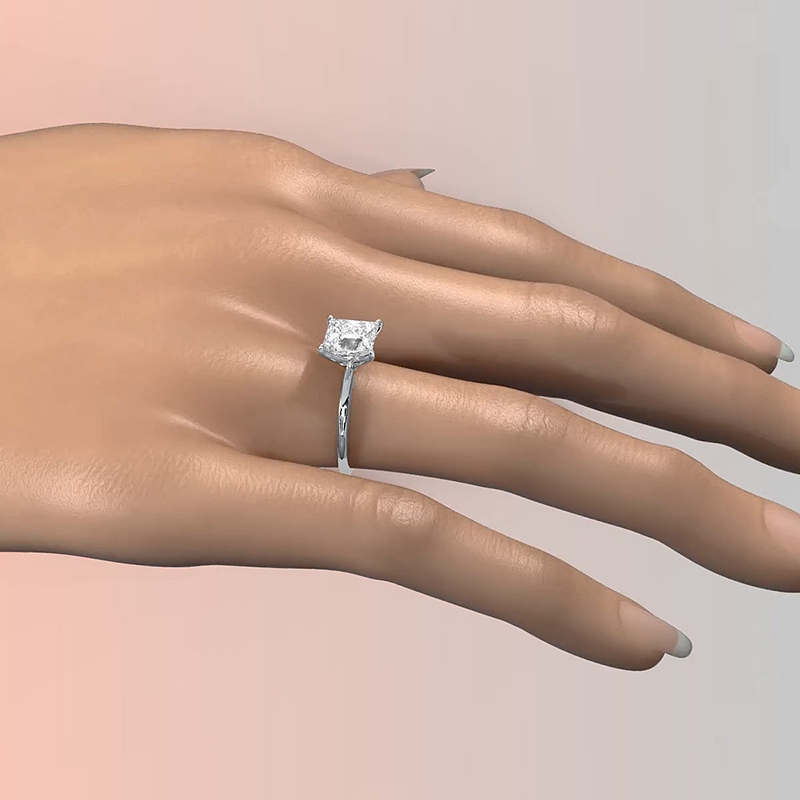  diamond Ring 14k Gold White