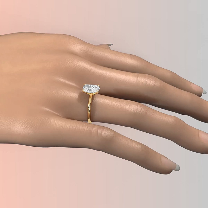  diamond Ring 14k Gold Yellow