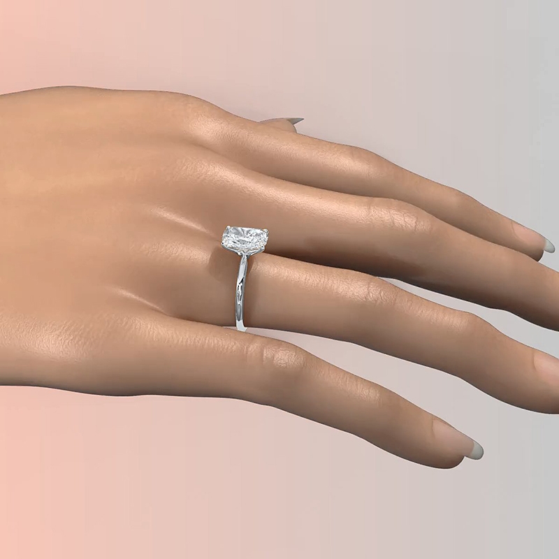  diamond Ring 14k Gold White