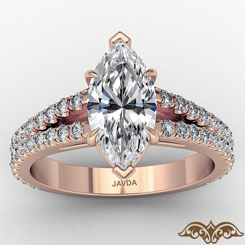  diamond Ring 18k Rose Gold