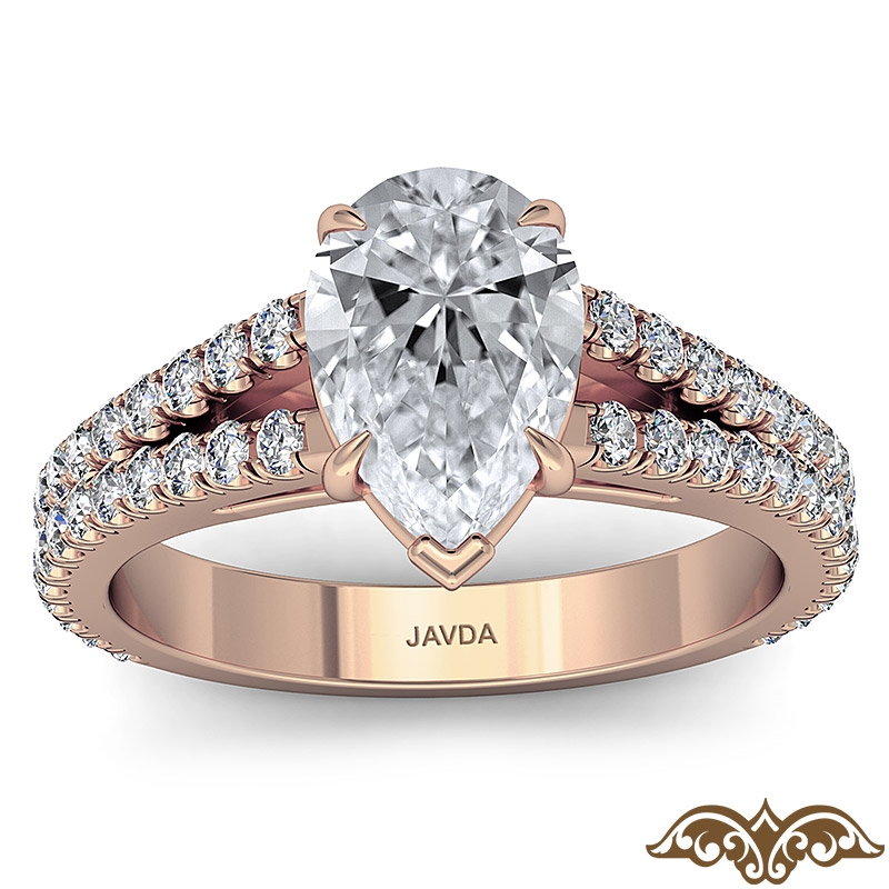  diamond Ring 18k Rose Gold