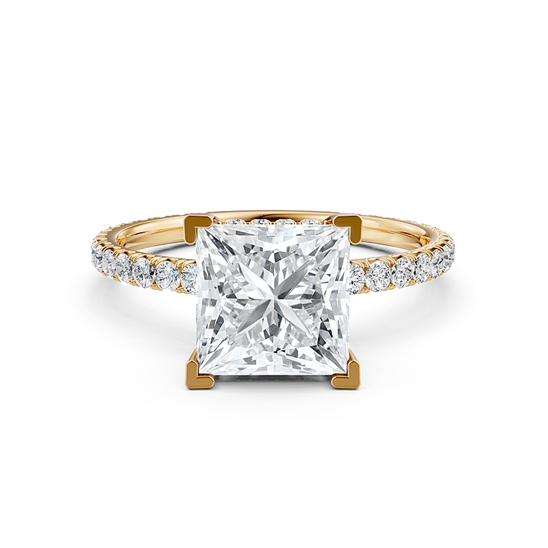  diamond Ring 14k Gold Yellow