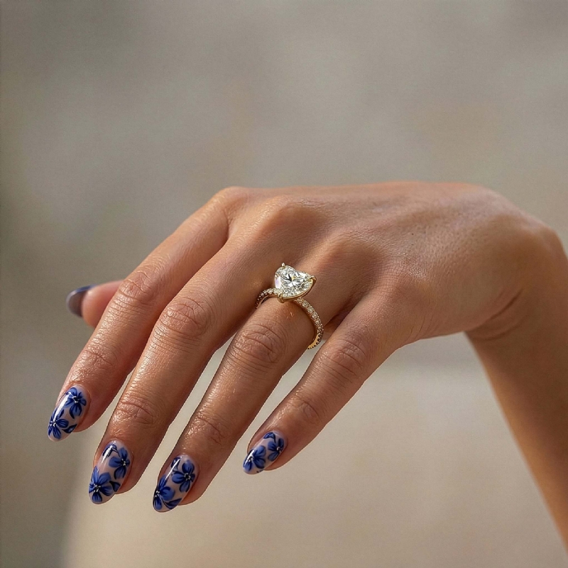  diamond Ring 18k Gold Yellow