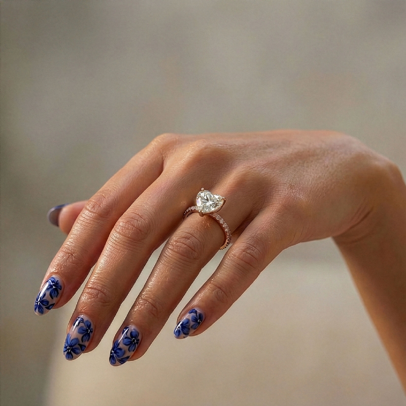  diamond Ring 14k Rose Gold