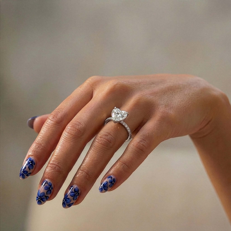  diamond Ring 14k Gold White