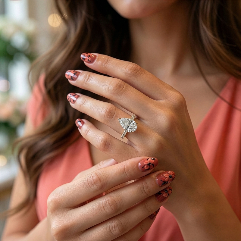  diamond Ring 18k Gold Yellow