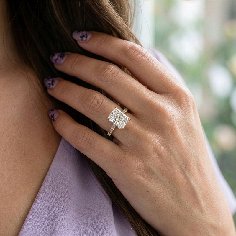  diamond Ring 18k Gold Yellow