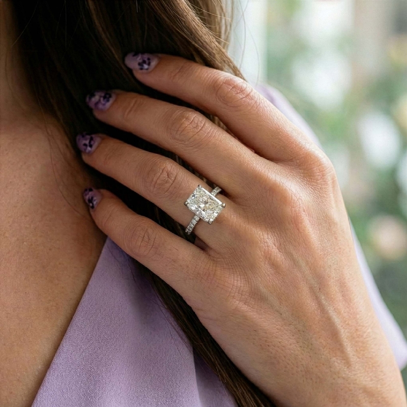  diamond Ring 14k Gold White