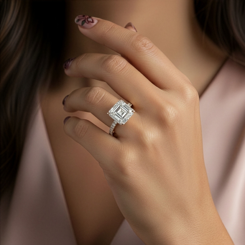  diamond Ring 14k Rose Gold