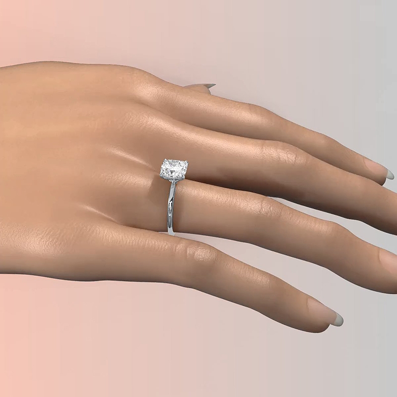  diamond Ring 14k Gold White