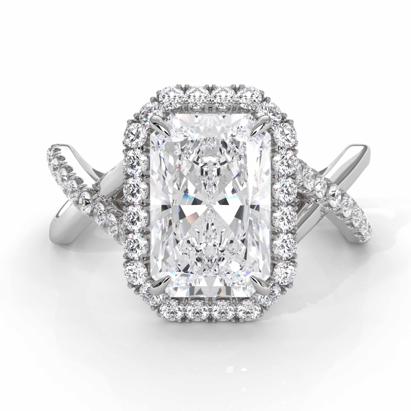  diamond Ring 14k Gold White